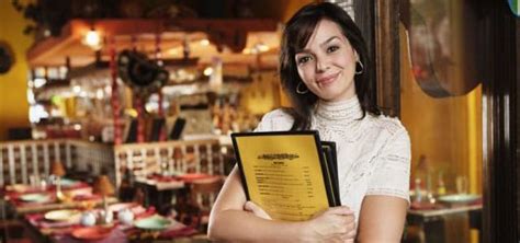 hostess de restaurante.